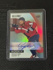 2023-24 Allure Hockey Red Rainbow Auto Rookie Vincent Iorio #134 Washington...