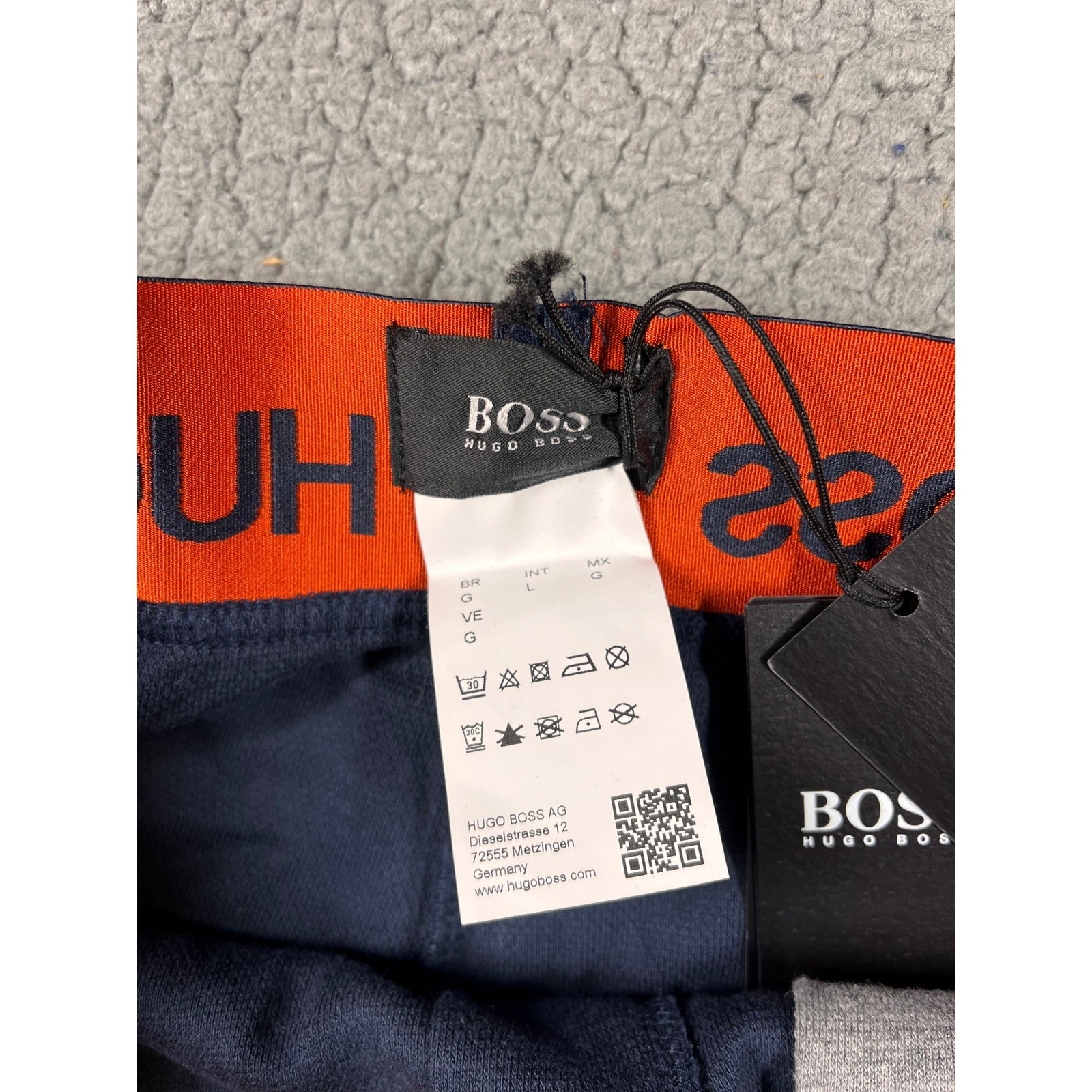 Hugo Boss Mens Bodywear Lounge Pants Navy Blue Logo Waistband Joggers 50424800 L thumbnail 6