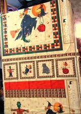 Halloween Wall Hanging, Pot Holders  Treat Bag by Debbie Mumm for SSI