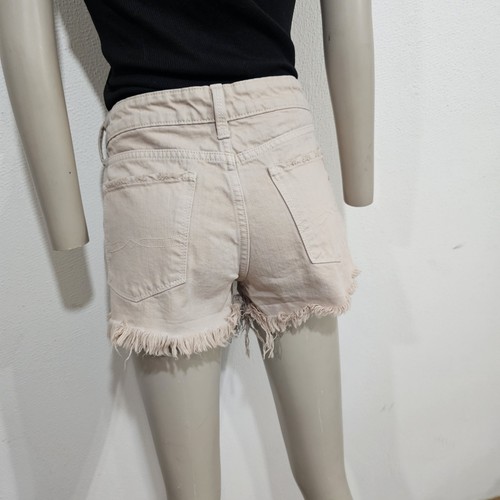 Lucky Brand Womens Jean Short Size 6 Or 28 The Cut Off Beige - Picture 10 of 24