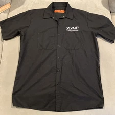 Awesome- Red Cap- VAIL SKI & SNOWBOARD SCHOOL - Short Sleeve Button Up Shirt - L