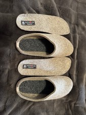 Men  s Haflinger Slippers - Size 46/13 - Oatmeal Color