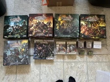 Zombicide Lot Green Horde, Horde Box, Black Plague, WulfsBerg, Friends&Fos + Ex