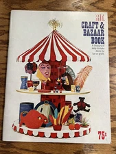 1964 RIT Craft & Bazaar Book by Corn Products Company Softcover Boho Retro