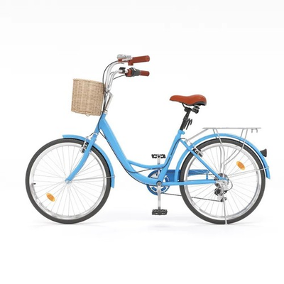 #ad 26quot; Adult Women Cruiser Beach City Bicycle 7 Speed Front Basket Adjustable Seat $129.99