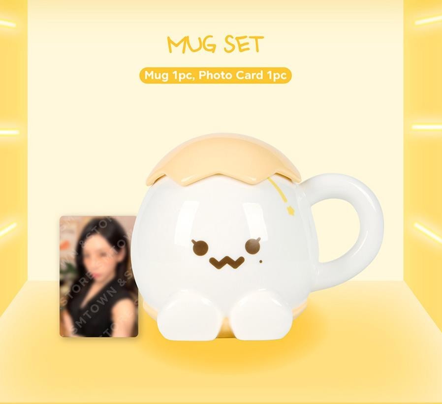 TAEYEON TAENG-GEU-RU-RU OFFICIAL MD GOODS MUG SET + PHOTOCARD NEW
