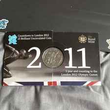 The Royal Mint Countdown London 2012 2011 UK &pound;5 BU Uncertified
