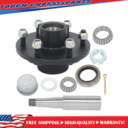 1pcs Southwest Wheel R30484X 84 Spindle & For 6 X 5.5" Bolt Circle Trailer Hub