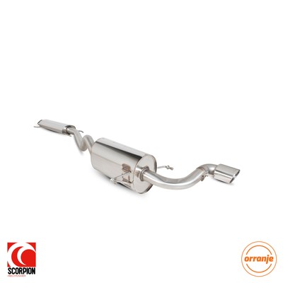 Scorpion Exhausts Vauxhall Astra MK5 VXR Resonated cat-back system 2005-2011