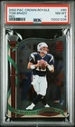 2002 Pacific Crown Royale Tom Brady #/525 Red Die-Cut Patriots #80 PSA 8 NM-MT