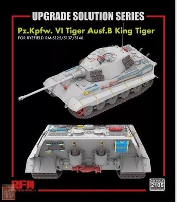 RyeField Modell Maßstab 1:35 Upgrade Set für Königstiger RM5125/5137/5146