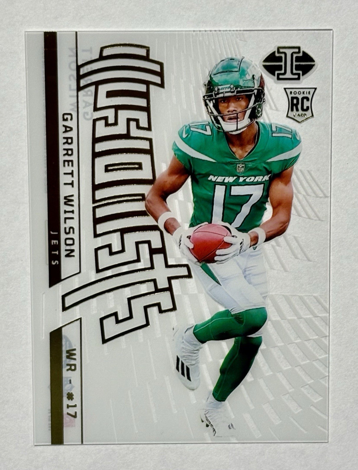 2022 Panini Illusions Football #I-17 Garrett Wilson RC Illusionists Jets