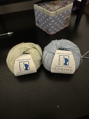 2 balls Of Elisabeth Lavold Designers Choice Hempathy Yarn