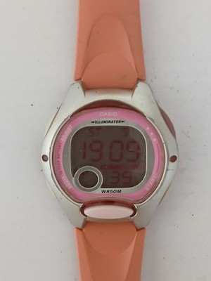 Damen / Kinder Casio LW-200 Digitaluhr funktioniert Batterie in gebrauchtem Zustand