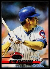 1993 Stadium Club SET-BREAK #366 Ryne Sandberg EX or Better, (HUCK'S)
