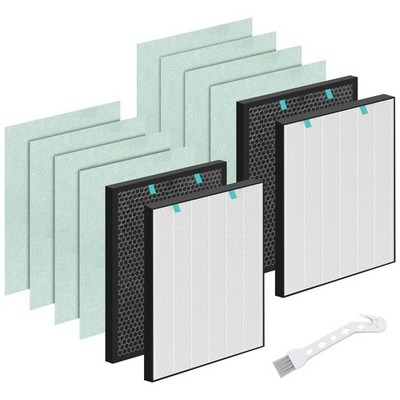 2 Sets Air400 Filter Replacement for Bissell Air400, 2 Filter, 2 Carbon Post ...