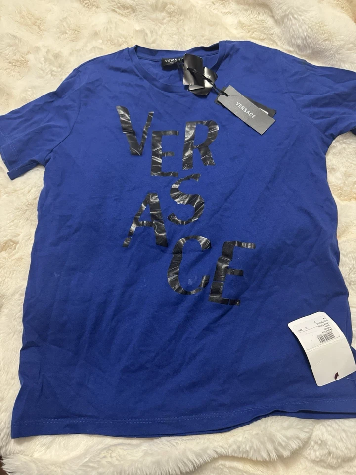 Polo Versace Dorado Medusa Negro Manga Corta Niños, Talla 14A, Italia Foto 2 de 3