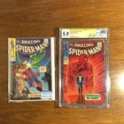 Marvel Amazing Spider-Man #49 CGC 6.0 & #50 CGC 5.0 Key Issue Stan Lee Signed 1…