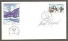 Canada first day cover, 1984 $1 Glacier National Park, signed by Designer [961