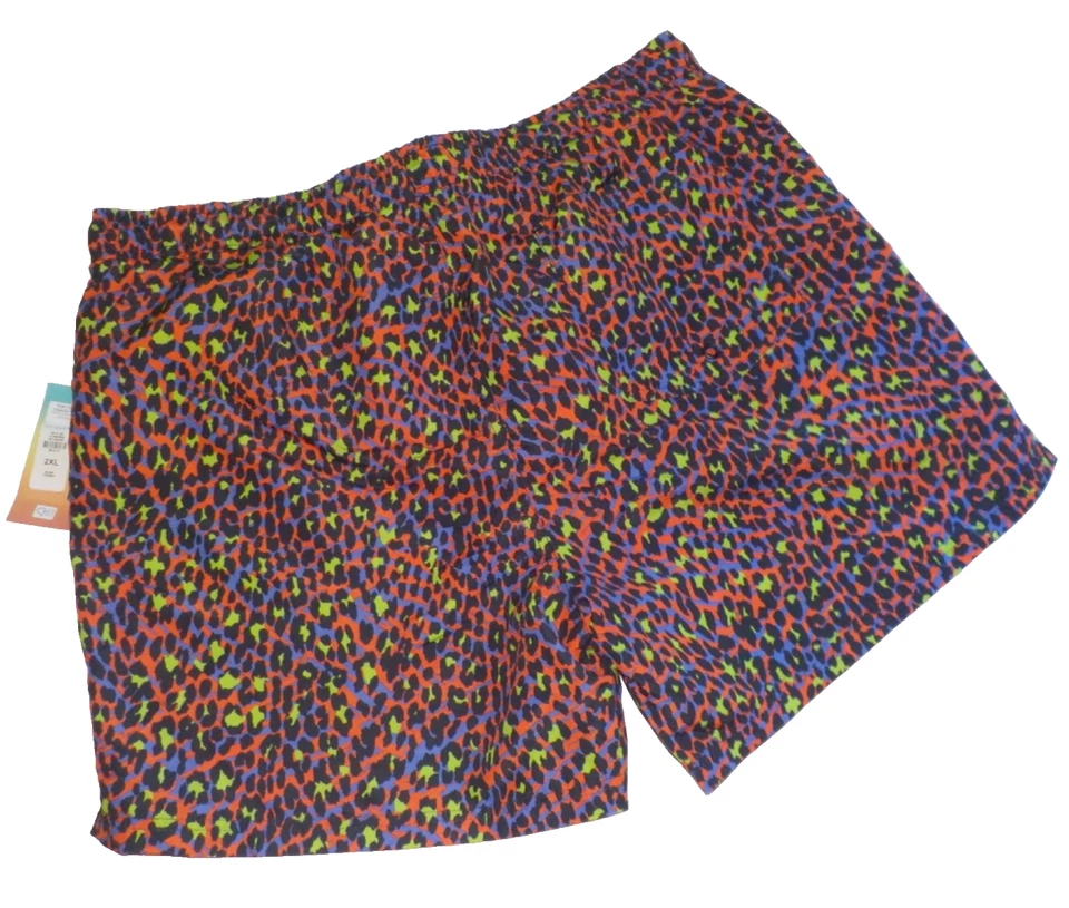 PRIMARK Rainbow Leopard Men's Badehose Badeshorts SwimWear Shorts Trunks gay 2XL - Bild 3 von 4