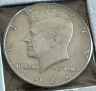 1964-D Kennedy Half Dollar - 90% Silver.
