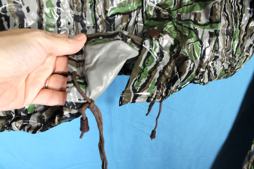 REALTREE CAMOUFLAGE Snap/Zip HOODED Rain Jacket/Overall Bib HUNTING SET Sz L - Picture 6 of 14