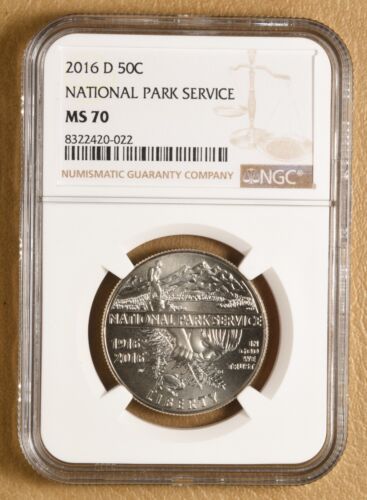 2016 D National Park Service Commemorative Half Dollar NGC MS70