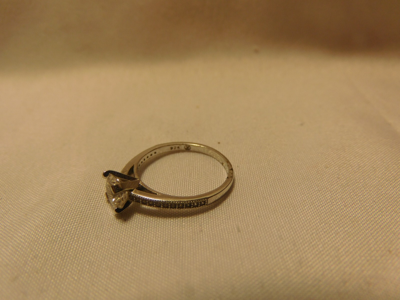 Beautiful Simulated Diamond Solitaire - image 5