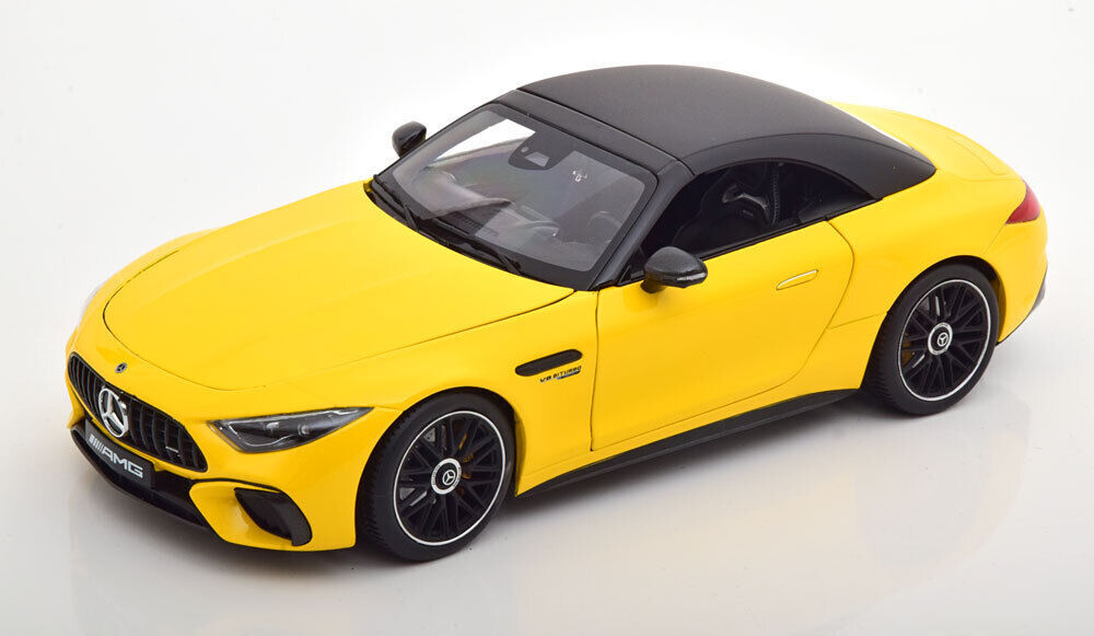 I-SCALE 2022 Mercedes AMG SL 63 4Matic+ (R232) Yellow w/removable