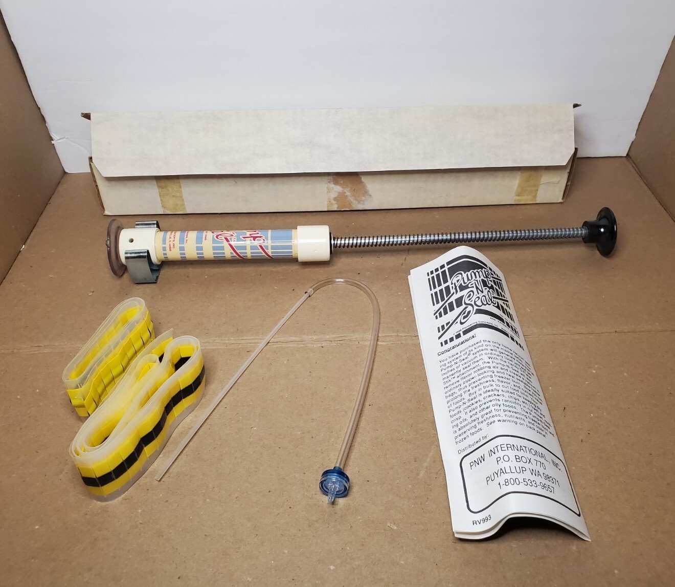 Vintage Pioneering Concepts 1988 PumpNSeal Vacuum Sealer w