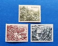 Norway Stamps, Scott 695-697 Complete Set MNH