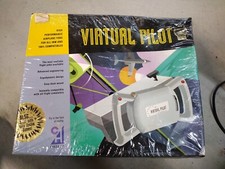 Virtual Pilot Airplane Yoke Controller Windows 95, flight simulator Vtg Sealed