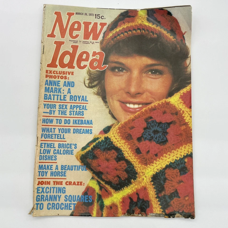 New Idea Magazine 24 March 1973 Ingrid Bergman Princess Anne + Joy Snedden - Image 2 of 4