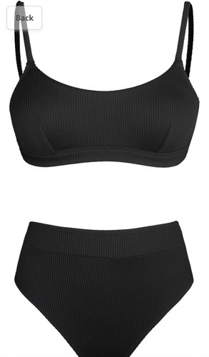 CUPSHE Bikini Set for Women Two Piece Swimsuits High Waisted Adjustable XL - Picture 6 of 9