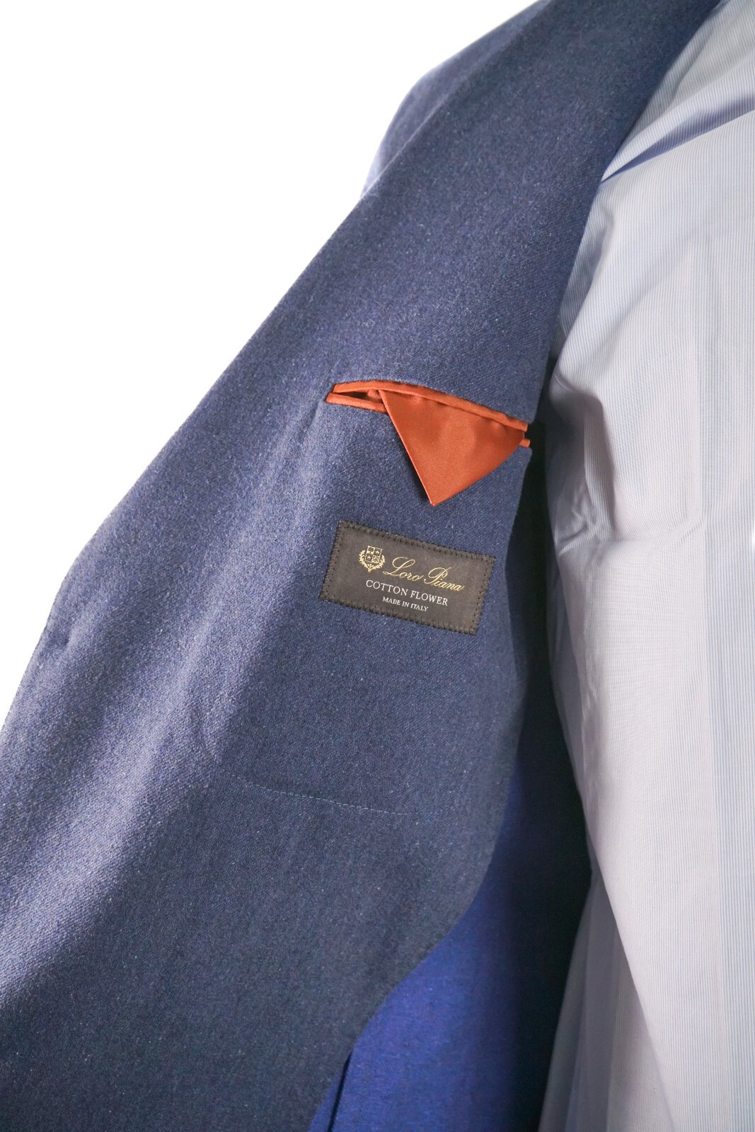 New 5200,00 $ LORO PIANA Blue  Suit Size 46 Us 56 Eu (LPA1) image 5