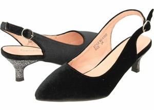 black slingback shoes low heel