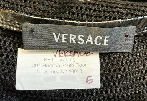 T-shirt Versace maglia nera 48 - M - Foto 7 di 8
