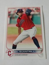 2022 Topps Series 2 #347 Cal Quantrill - Cleveland Guardians BASE BASEBALL CARD