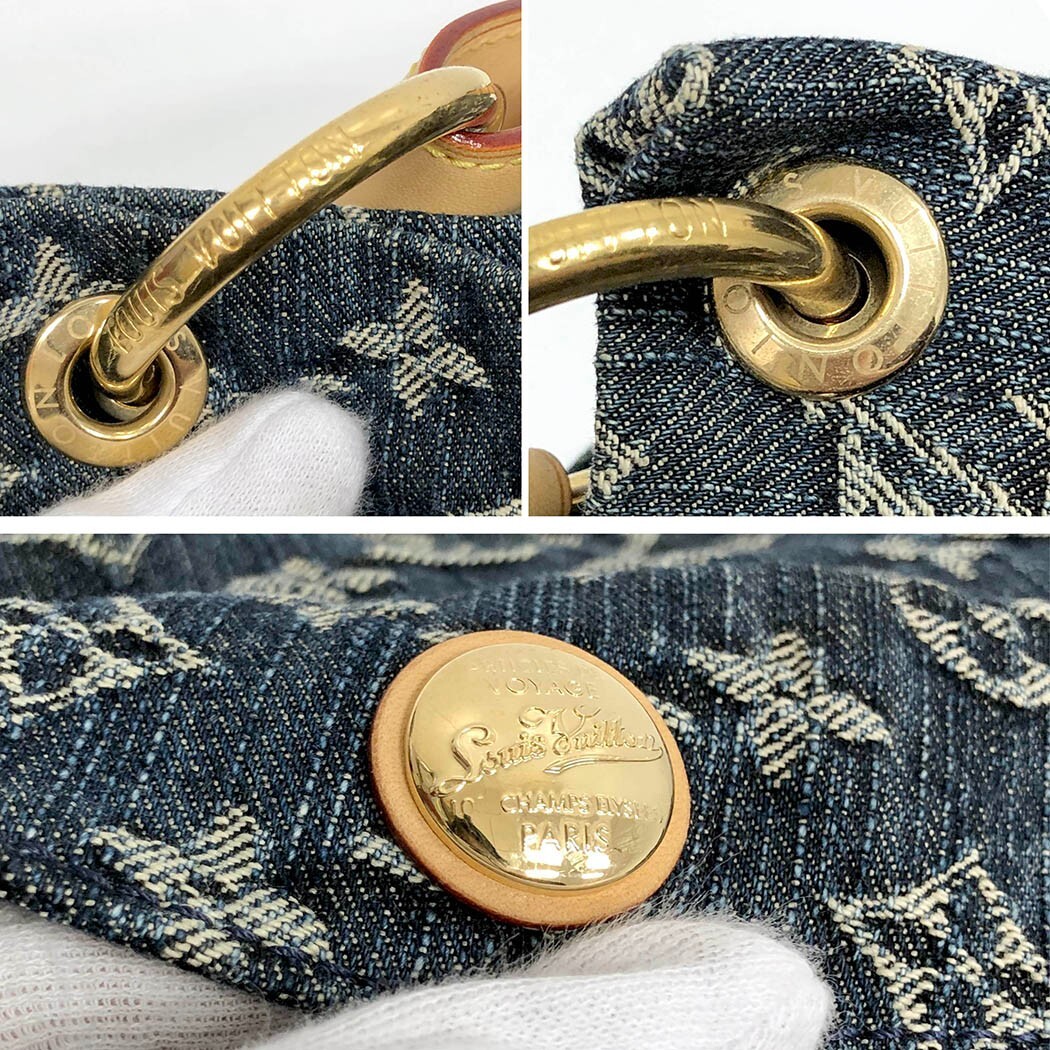 Louis Vuitton Daily Pouch Pouch GM Blue Denim Monogram Denim for