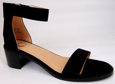 NEW Journee Collection Women's Percy Ankle Strap Dress Sandals 8.5 M, Black