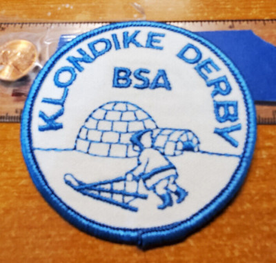 Generic BSA Klondike Derby ''Iglo, & klondike sled on round patch''
