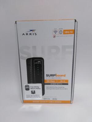 ARRIS SURFboard SBG10 DOCSIS 3.0 16 x 4 Gigabit Cable Modem & AC1600 Wi-Fi