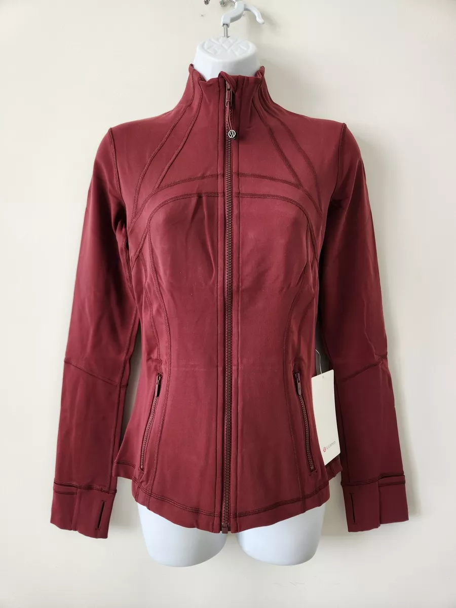 NWT LULULEMON RDMR Red Merlot Cottony Soft Luon Define Jacket 8