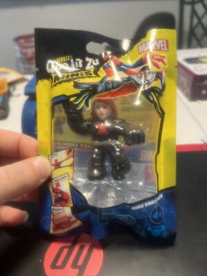 Heroes of Goo Jit Zu Minis Marvel BLACK WIDOW Stretch Figure Brand New Sealed