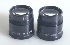 TDC PROJECTION LENS TYPE TRIDAR F/3.5 5 INCH MATCHED SET OF 2