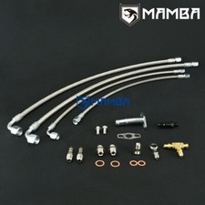 For Honda D15 D16 Civic Turbo Oil Water Line W Garrett Gt25r Gt28r Bb Turbo