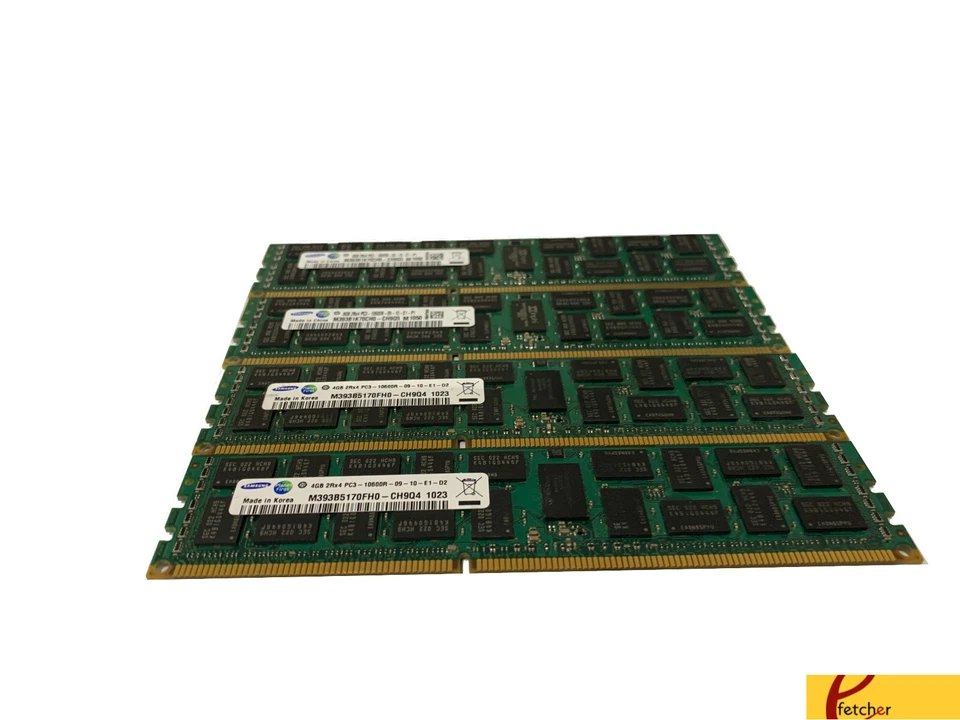 32GB (8X4GB) MEMORY FOR HP PROLIANT DL380 G7 DL980 G7 ML330 G6 ML350 G6 ML370 G6 - Image 2 of 2
