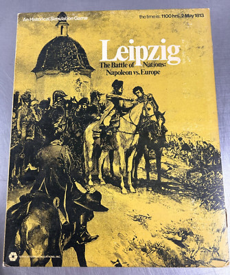 Leipzig The Battle of Nations: Napoleon vs. Europe 1971 Simulation Publications
