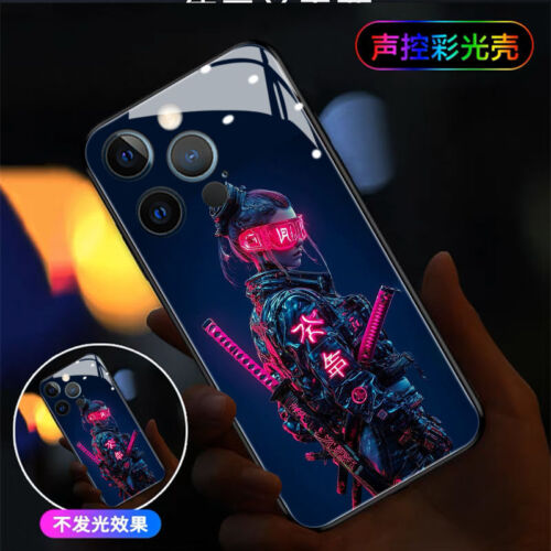 LED Flash Shine Glowing Light up Phone Case Cover for iPhone 16 15 14 13 Pro Max - Picture 18 of 18