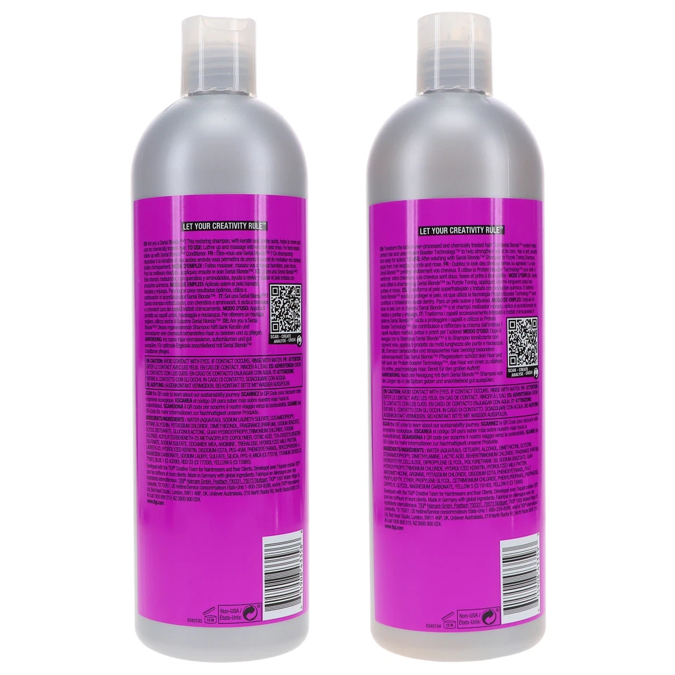 TIGI Serial Blonde Restoring Shampoo 25.36 oz & Serial Blonde Restoring - Image 4 of 4